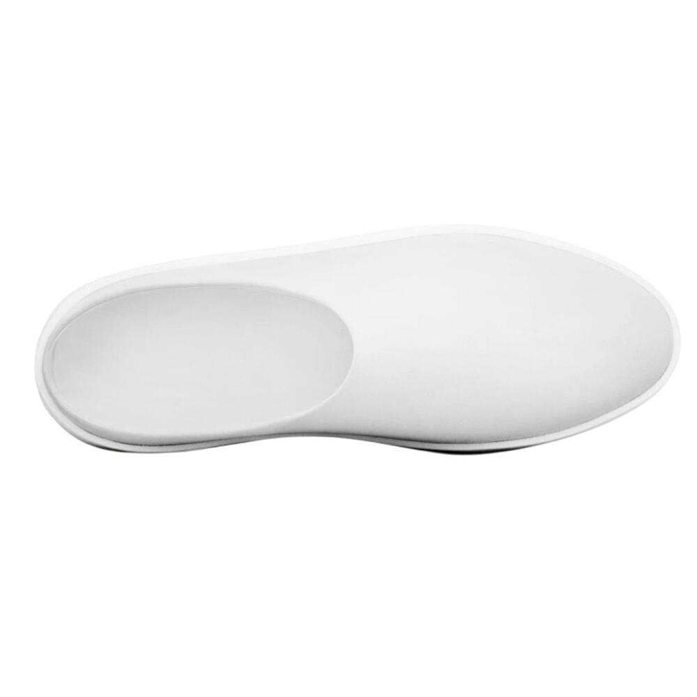 Wolf & Shepherd Cruise Mule Slip On Shoes Mens 7.5 Womens 9 White Leather NIB - Picture 3 of 14